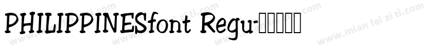 PHILIPPINESfont Regu字体转换